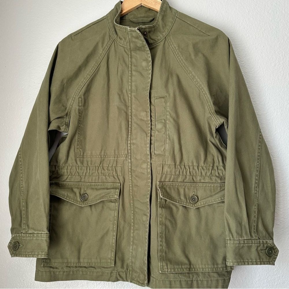 Madewell Northover Jacket Desert Olive Utility Army Jacket Size Medium Fall